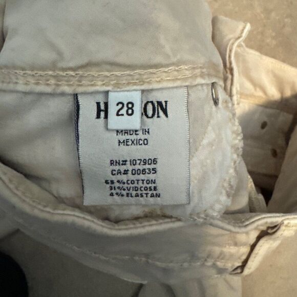 Hudson Beige Womens Jeans Size 28 - Picture 3 of 5